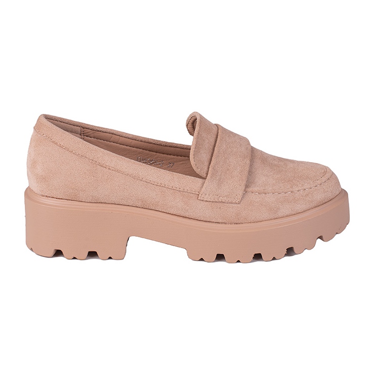 Scarpe in camoscio beige Shelovet