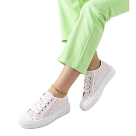 Sneakers Chelms bianche e rosa bianco