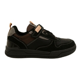 Scarpe sportive da ragazzo American Club ES95/22 nere nero