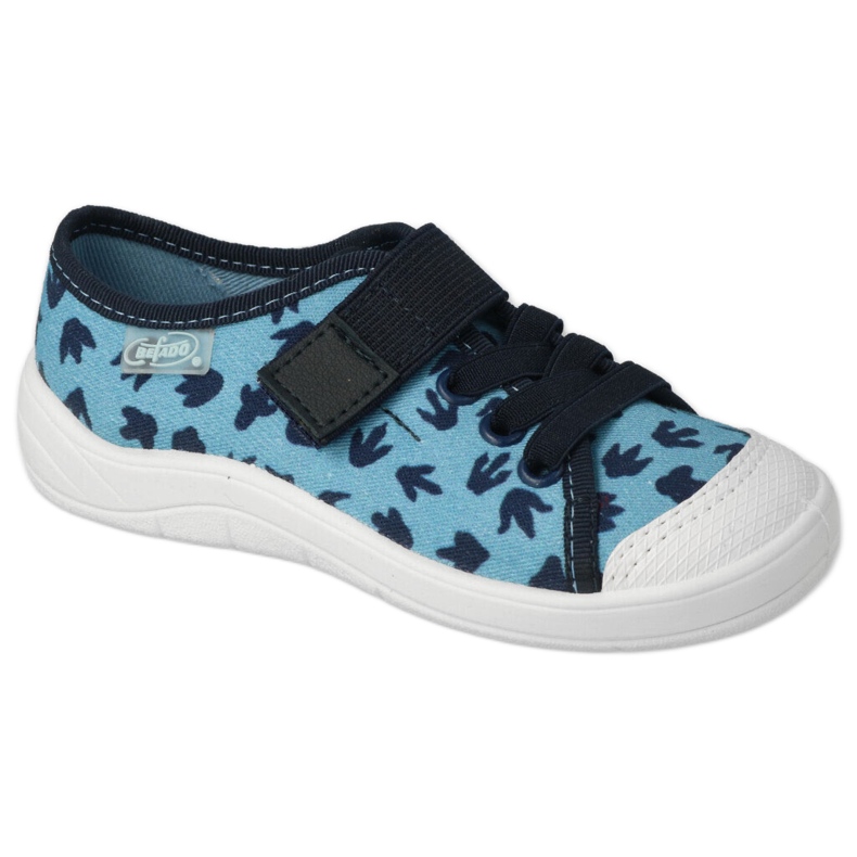 Ciabatte per bambini Befado 351X009 applicazioni blu
