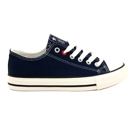 News Sneaker giovanili legati blu navy 8sp30-4723