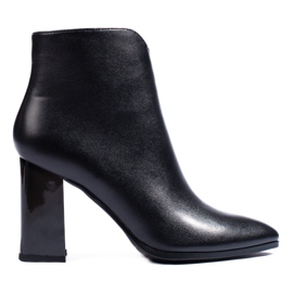 Classici stivali neri da donna Shelovet realizzati in pelle scamosciata ecologica nero