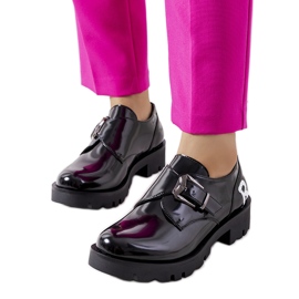 Scarpe con lenti nere nero