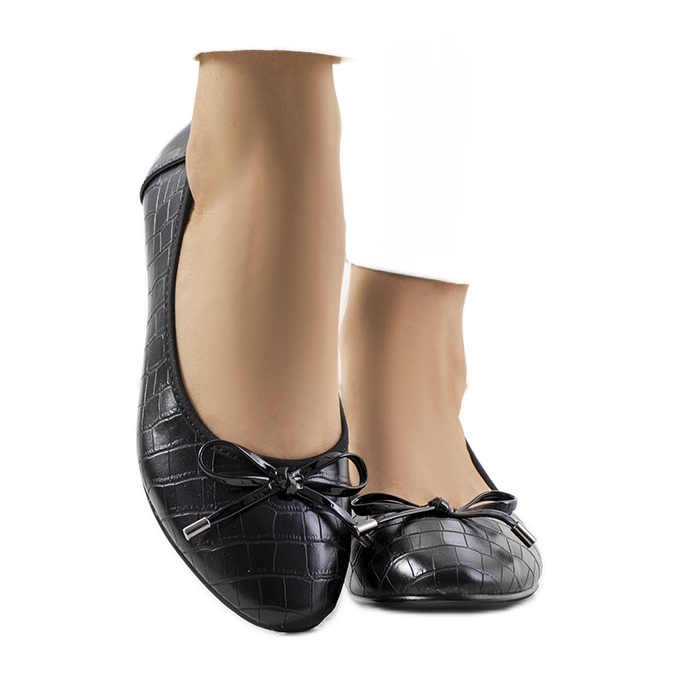 Ballerine nere da donna di Elzina nero
