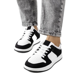 Sneakers Probe bianche e nere bianco