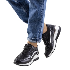 Sneakers in pelle Veloso nere nero