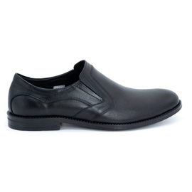 Olivier Eleganti scarpe da uomo in pelle 283LU nere nero
