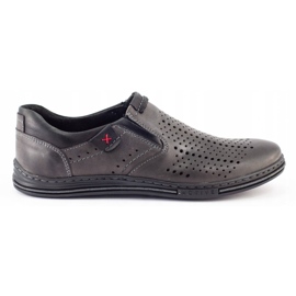 Polbut Scarpe brogue da uomo 401 Summer Grey grigio