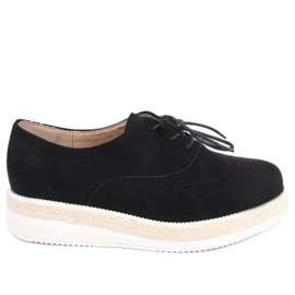 Mocassini da donna, espadrillas Apia Black nero