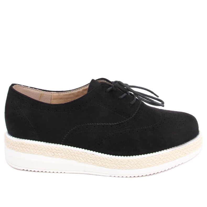 Mocassini da donna, espadrillas Apia Black nero
