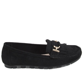 Mocassini da donna Leif Black nero