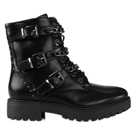 Borse da donna Shelovet nere con catene nero