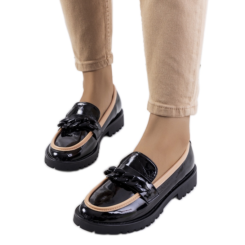 Scarpe laccate nere di Eldark nero