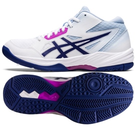 Scarpe da pallavolo Asics Gel-Task Mt 3 W 1072A081 101 bianco bianco