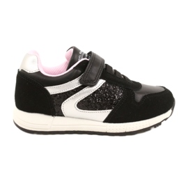 Scarpe per bambini sportivi American Club ES40 Black nero