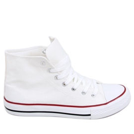 Sneakers in tela Jude White alla caviglia bianca