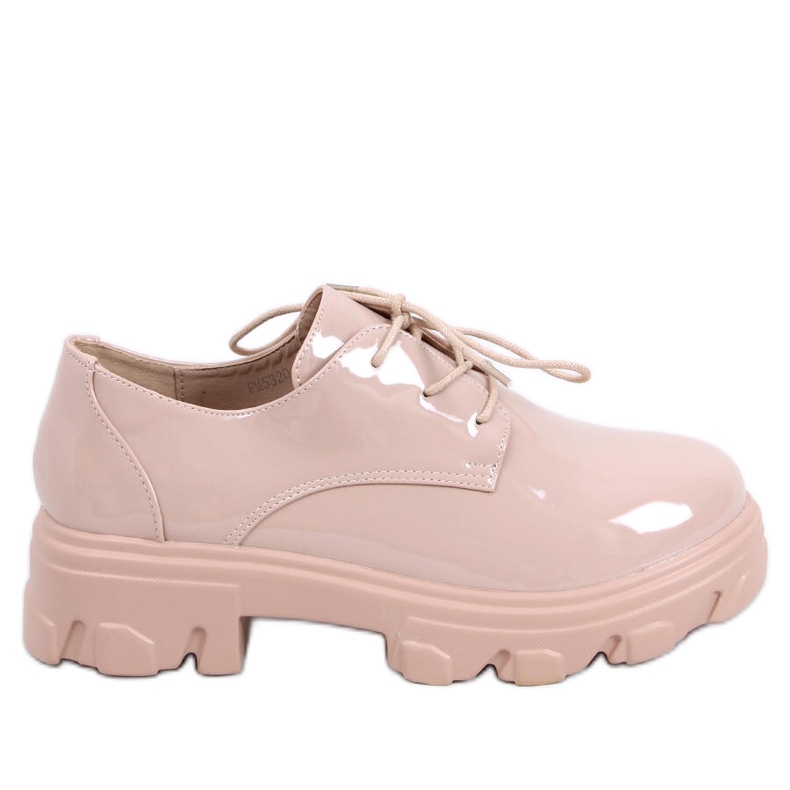 Mocassini con suola alta Pragma Nude beige rosa