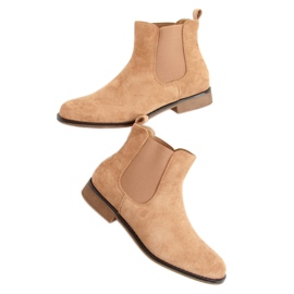 Stivaletti Burbo Khaki in camoscio beige