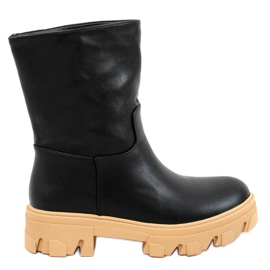 Stivali con tomaia dritta Seneh BLACK nero