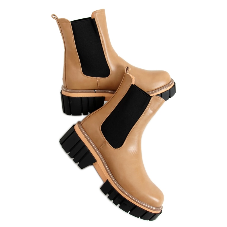 Stivaletti Chelsea da donna Bella LT.KHAKI beige