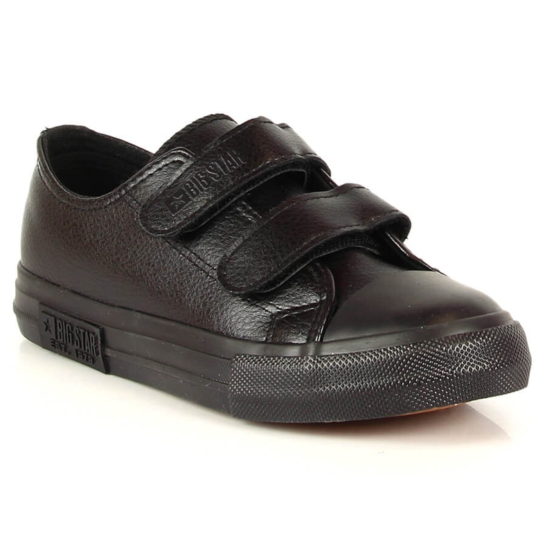 Sneakers nera per bambini Big Star KK374054 in ecopelle nera nero