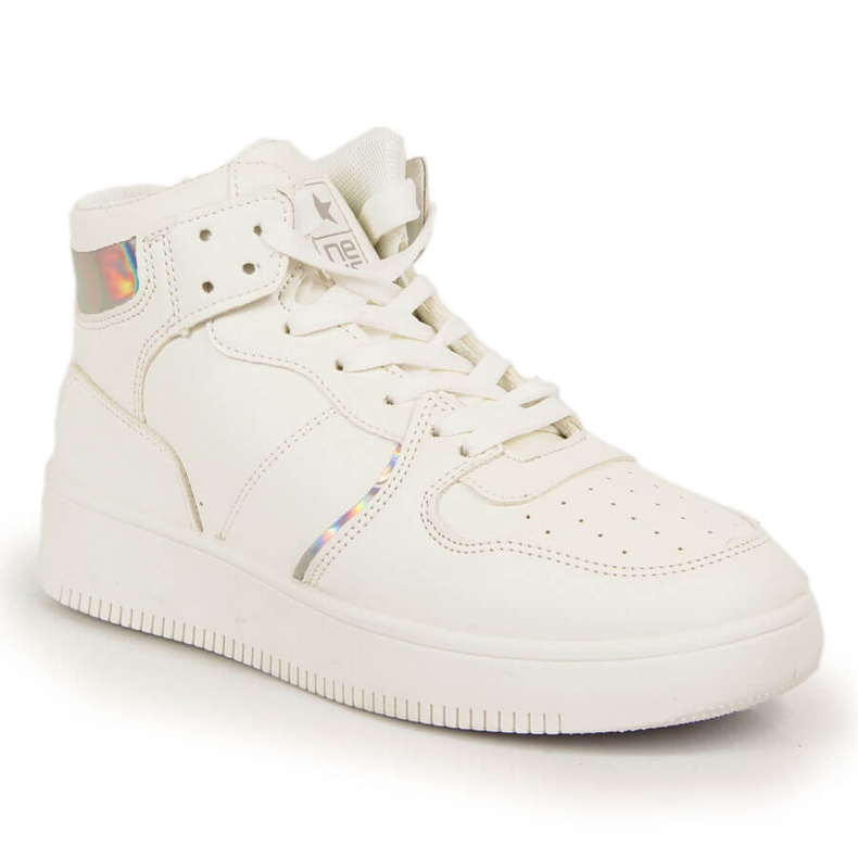 Scarpe sportive alte bianche NEWS bianca