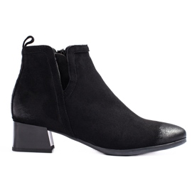 Stivali Vinceza in camoscio nero
