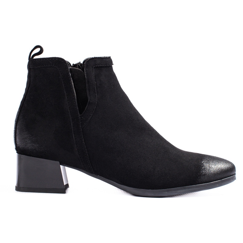Stivali Vinceza in camoscio nero