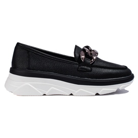 Mocassini Scarpe Vinceza nere nero