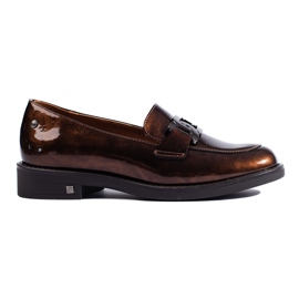 Scarpe laccate marroni di W. Potocki marrone
