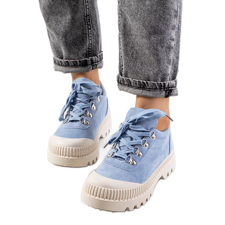 Scarpe blu da donna