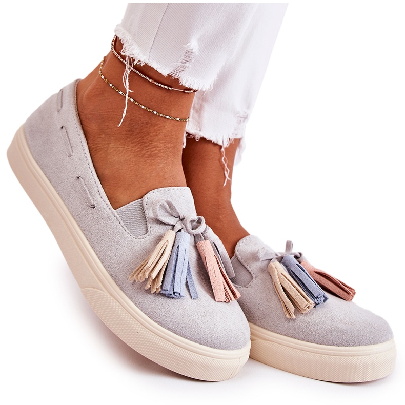 PS1 Sneakers da Donna Slip-On Grigio Venira