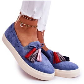 PS1 Sneakers da Donna Slip-On Blu Venira