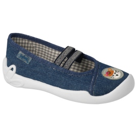 Sliponi per bambini di Befado 116x309 blu navy