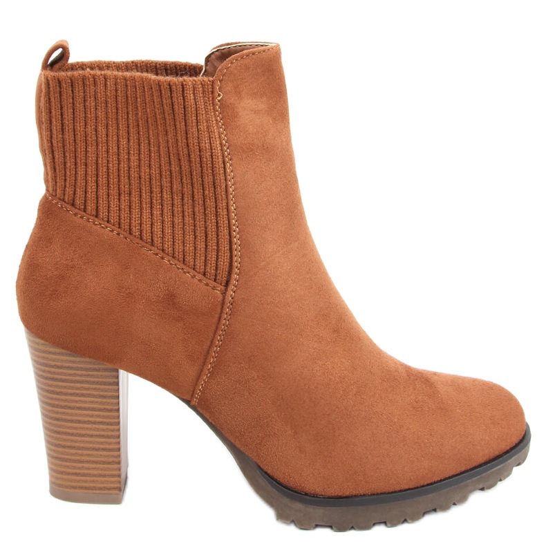 Stivali da donna con tacco alto Rosst Camel marrone