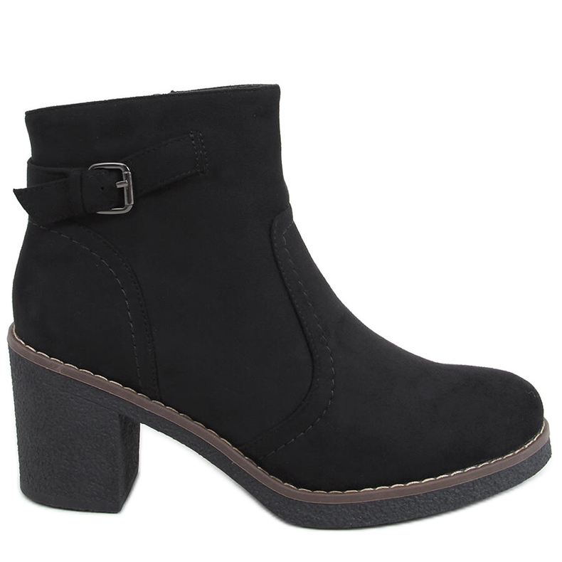 Stivali con tacco in gomma Retta Black nero