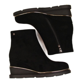 Stivali da donna con zeppa caldo Nero Nero Filippo
