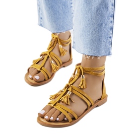 Sandali da donna gialli Mantila giallo