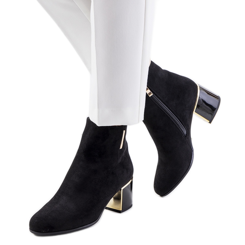 Stivali neri eleganti Montes nero