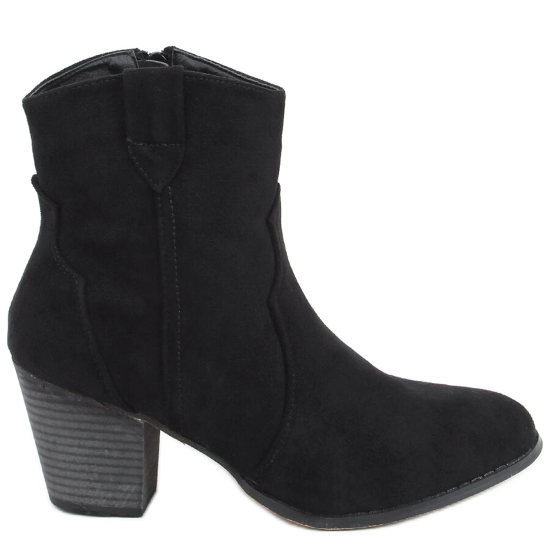 Stivali da cowboy neri con tacco alto Seed nero