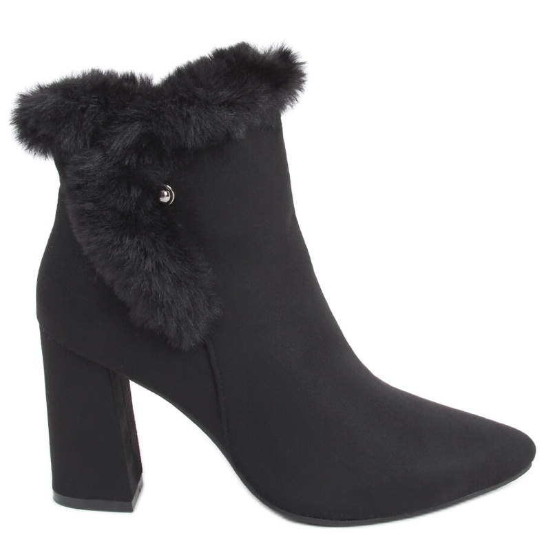 Stivali Alison Black con tacco alto nero