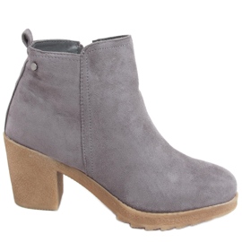 Stivali con tacco largo di Wimko Grey grigio