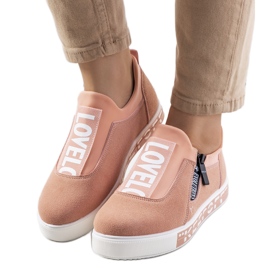 Sneakers slip-on rosa Lovelo