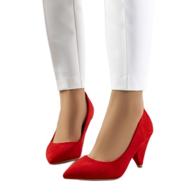Décolleté Beckton rosse rosso