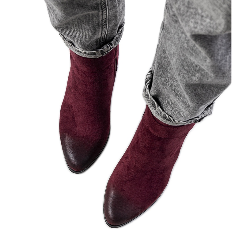 Stivali bordeaux Craydon chiaretto rosso