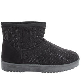 Scarponi da neve corti Emusy di Amber Black nero