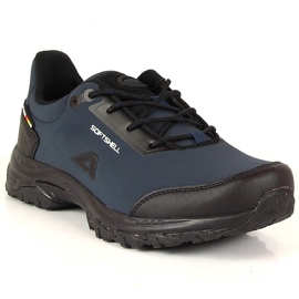 Scarpe da trekking impermeabili da uomo American Club blu navy