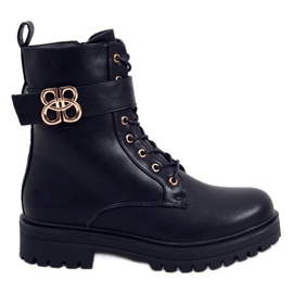 Stivali militari Vicky Black nero