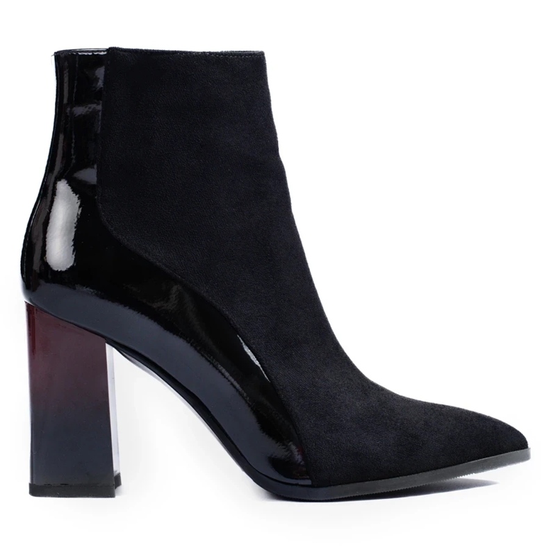 Stivaletti da donna in camoscio nero
