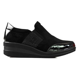 Stivali slip on da donna di Sergio Leone nero